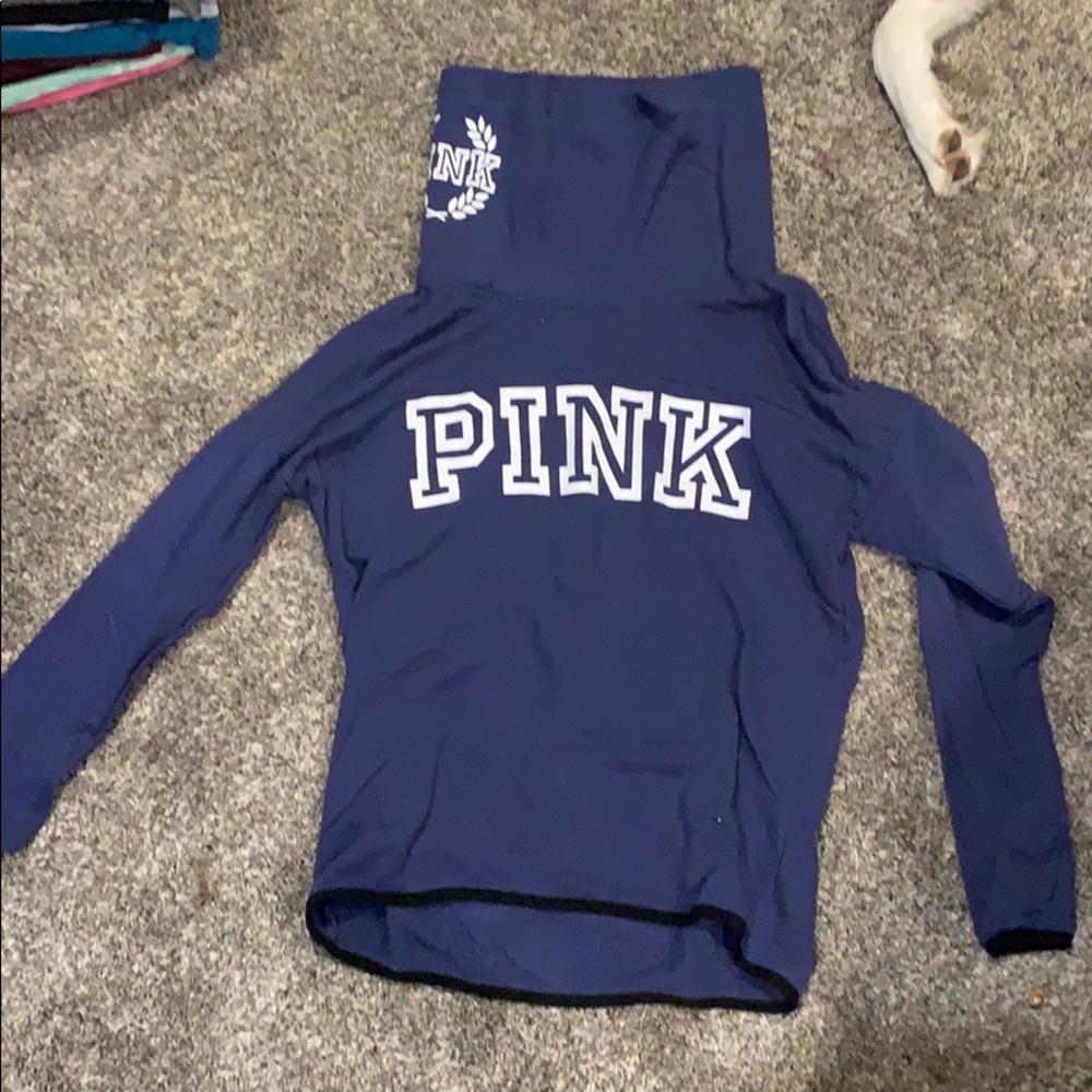 PINK sweater with turtle neck